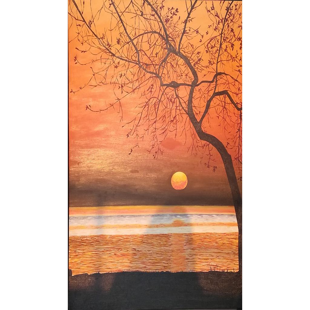Sunset in Oil