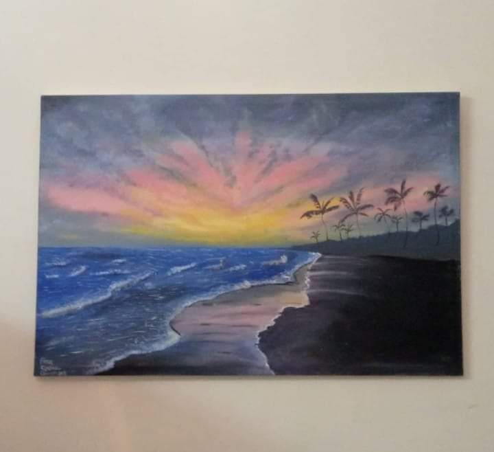 Sea Side Oil Painting