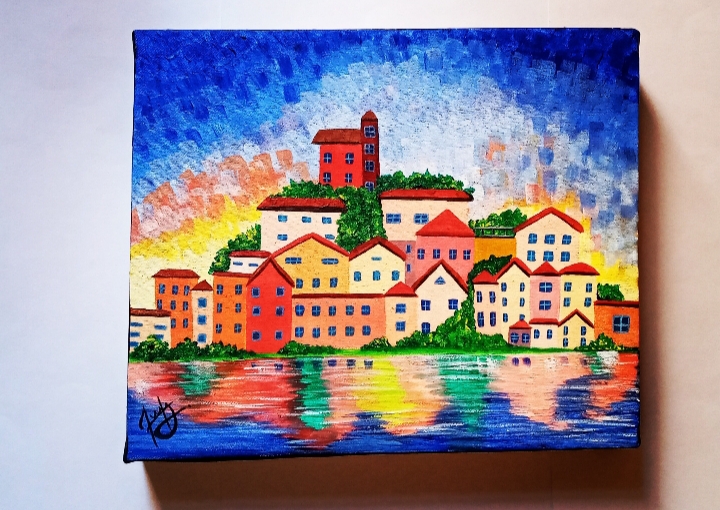 Acrylic Paint on Canvas