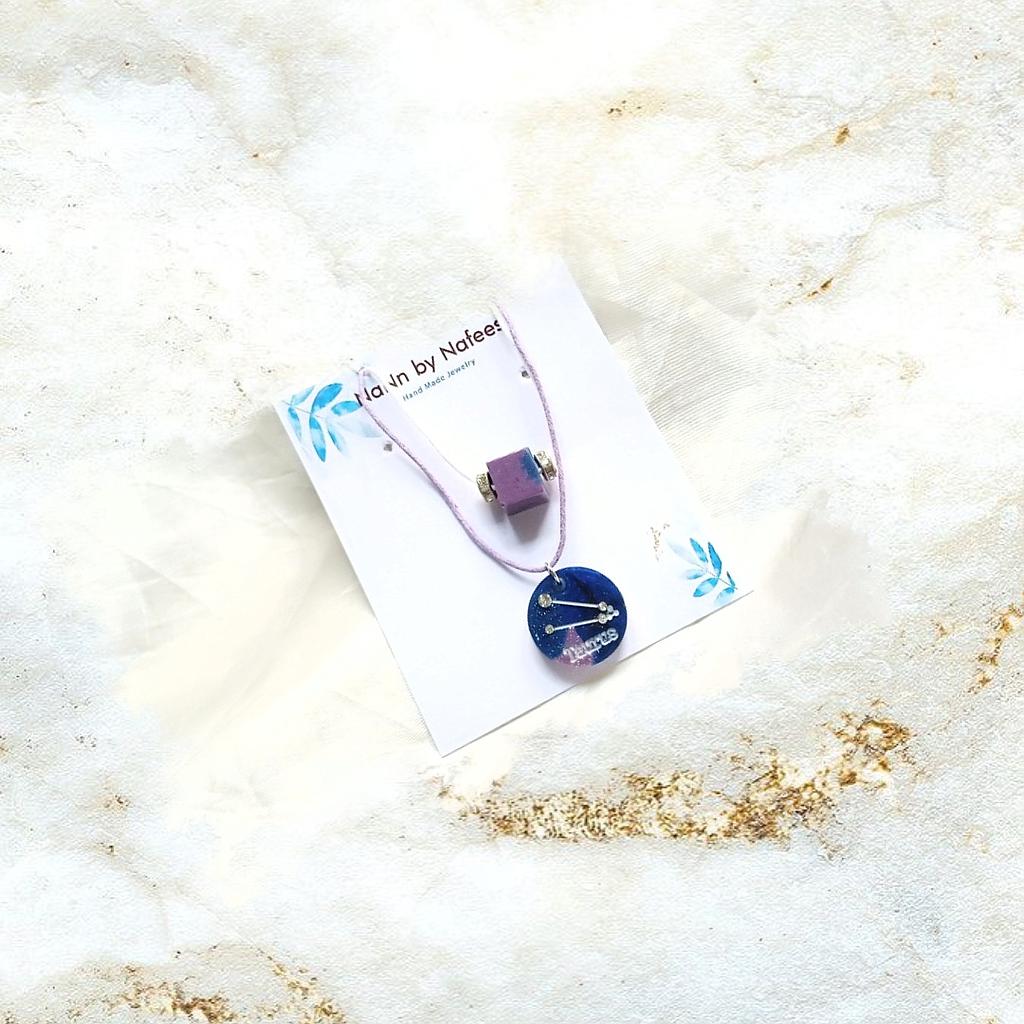 Constellation zodiac sign pendant
