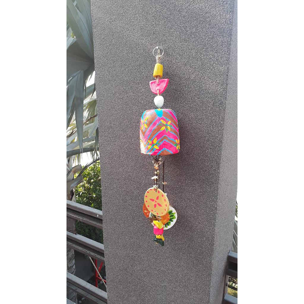 Handmade clay bell 