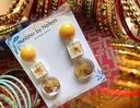 خوشیوں کےرنگ Botanical Dry Flower Resin Jewelry