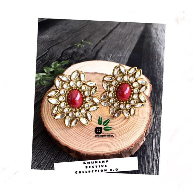 Ghuncha Earrings 