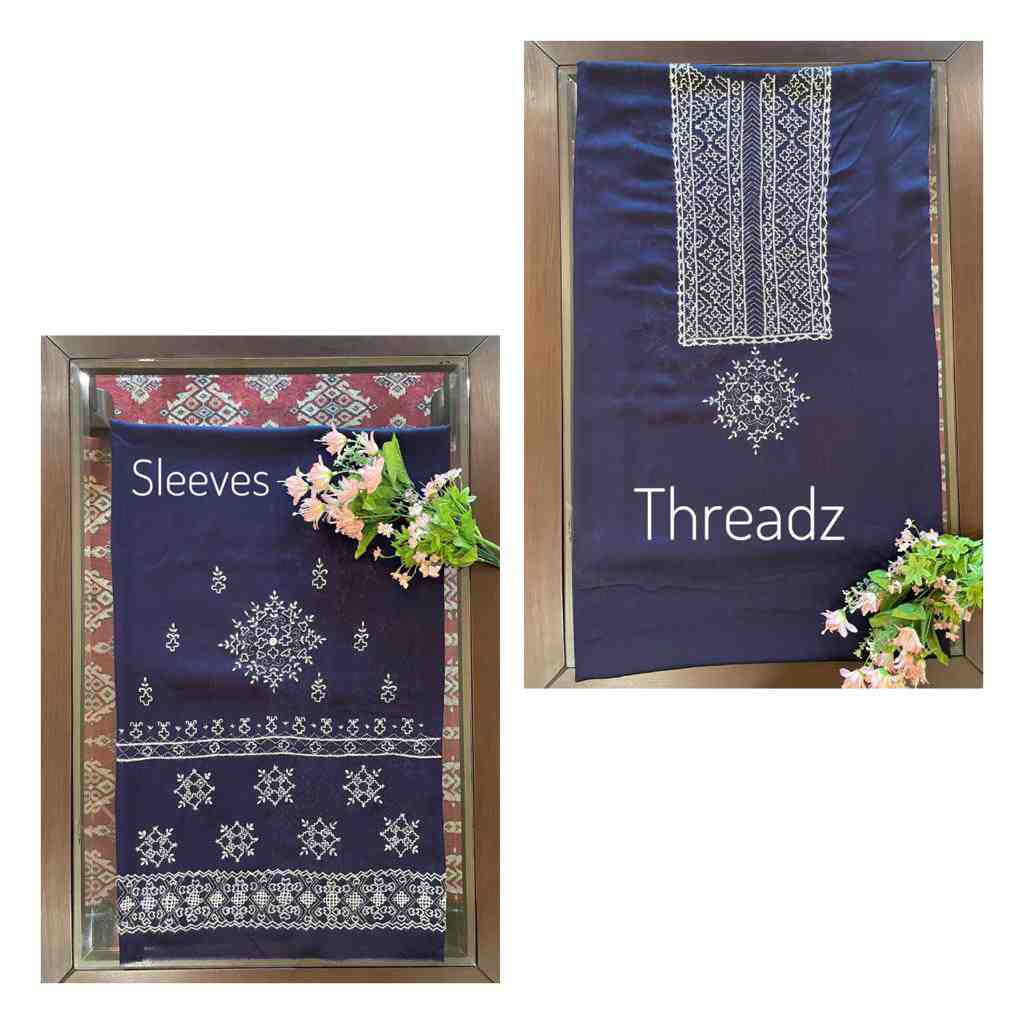 Hand-Embroidered Shirt with Balochi Embroidery