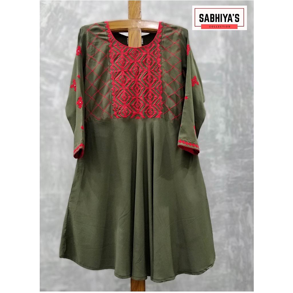 Sassy Green Handcrafted Shirt