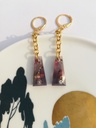 Adorned Black Eardrops