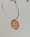 Transparent Dried Flower Pendant