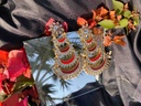 4 layered kundun Earrings