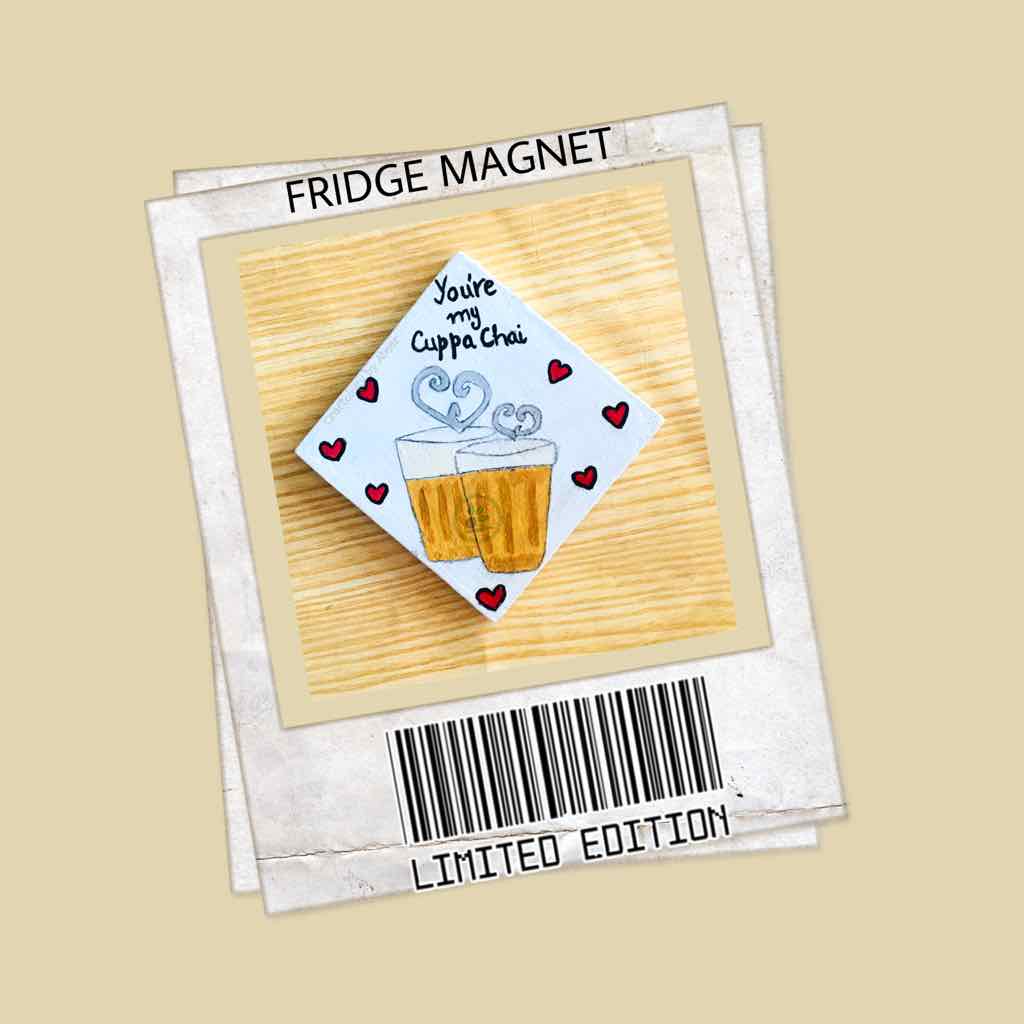 Cuppa Chai Fridge Magnetic 