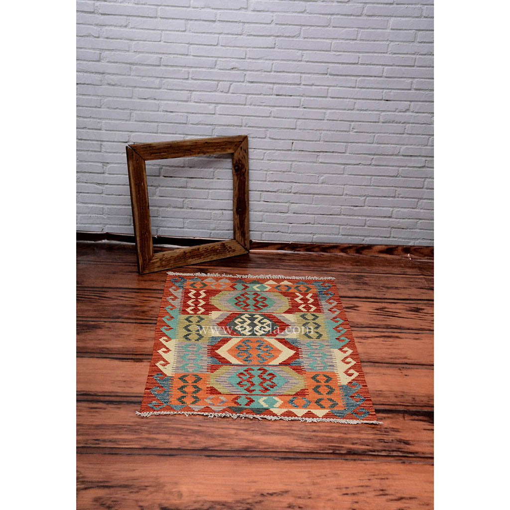 Hand Knotted Kilim Rug