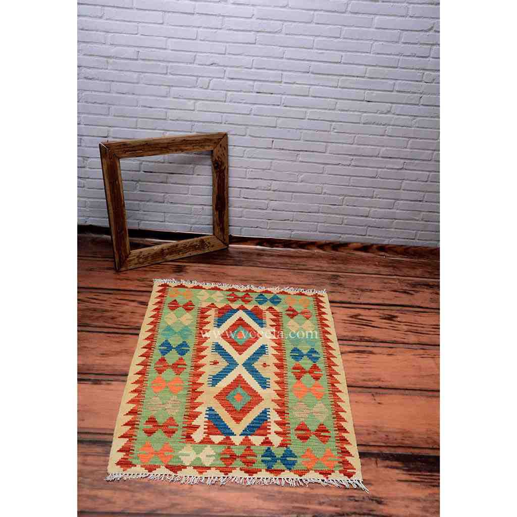 Hand Knotted Kilim Rug