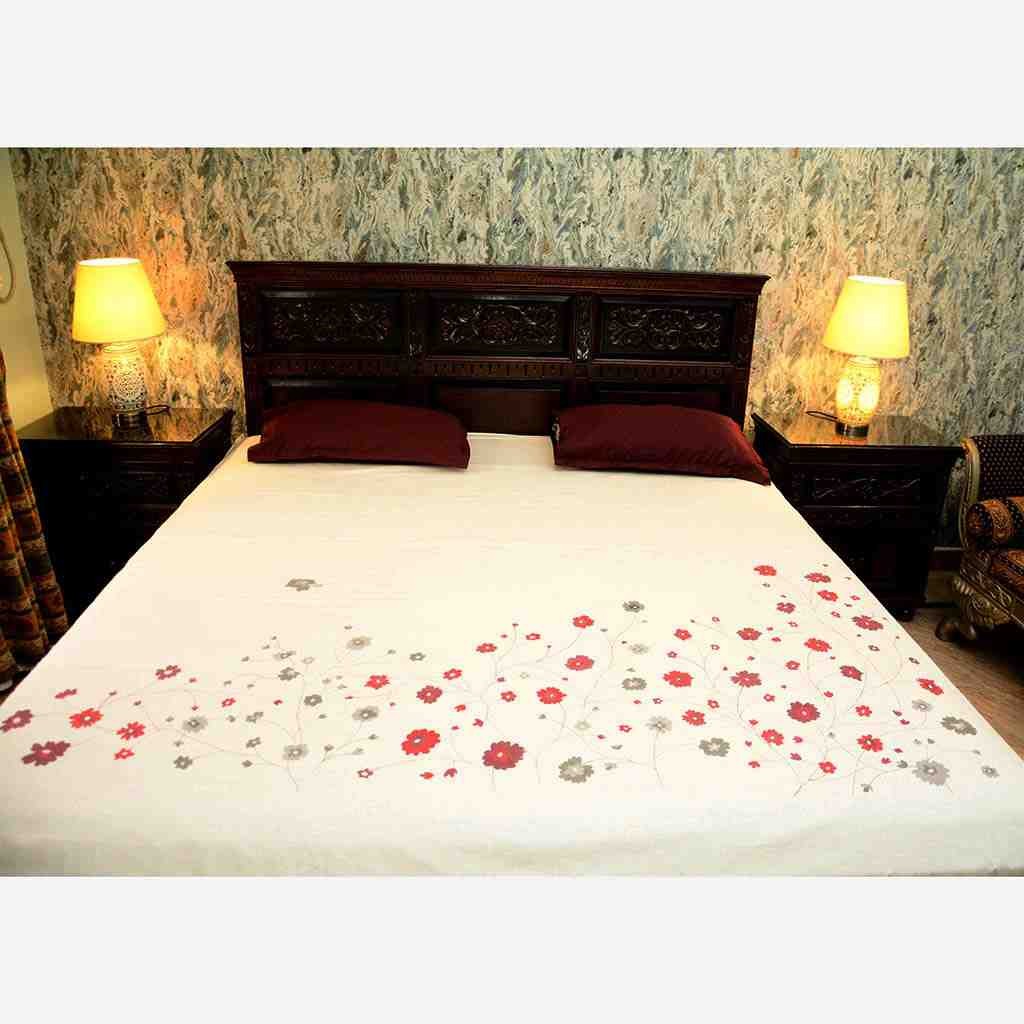 Hand Painted Bed Sheet