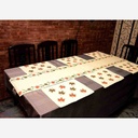 Mapal leaf table runner
