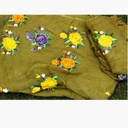 Hand Embroidered Pakistani Chiffon Shirt Piece