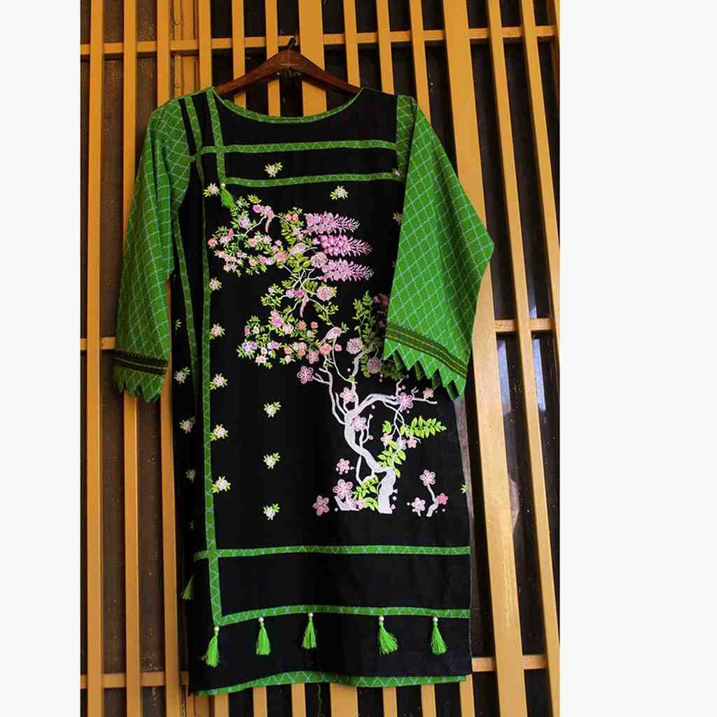 Stitched Embroidered Shirt