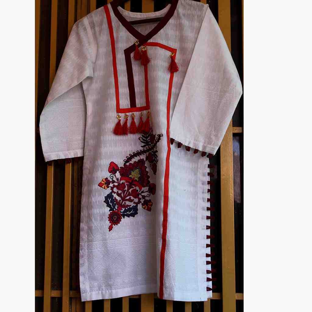 Stitched Embroidered Shirt
