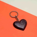 Resin Art Heart Shaped Keychain