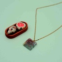 Resin Art Square Pendent