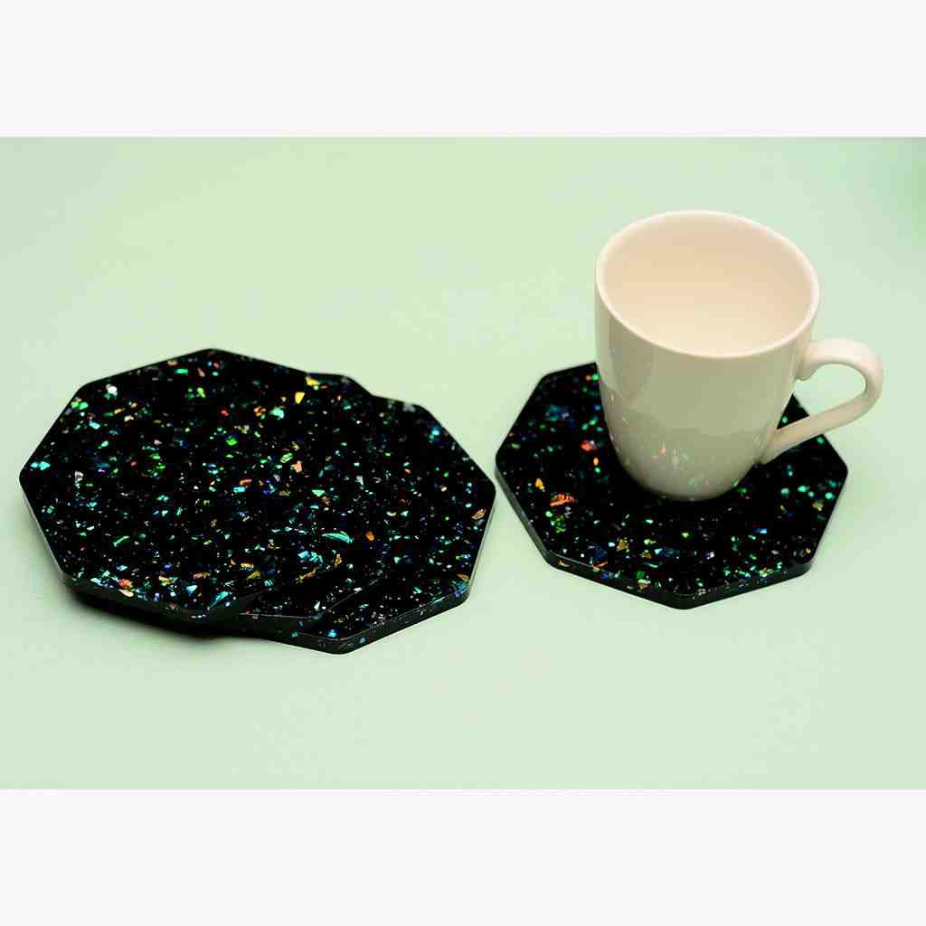 Resin Art Tea Coaster Set