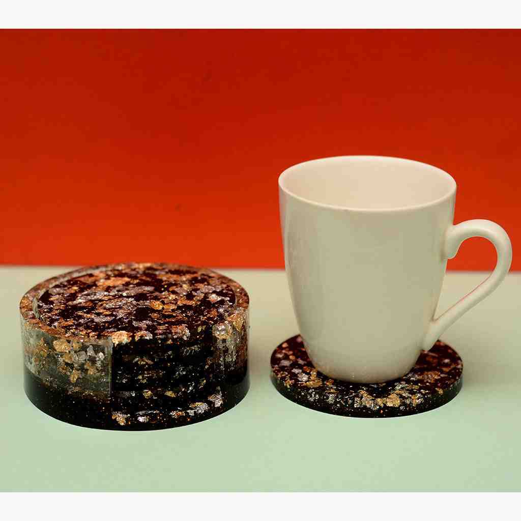 Resin Art Tea Coaster Set