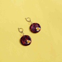 Handmade Earrings with Little Flower