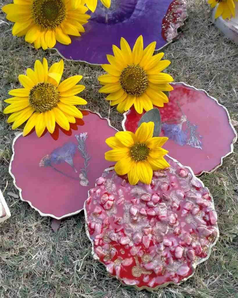 Resin Tea Coasters