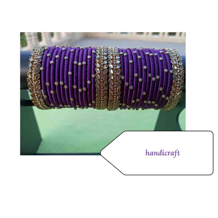 Thread Bangles (Set of 14)