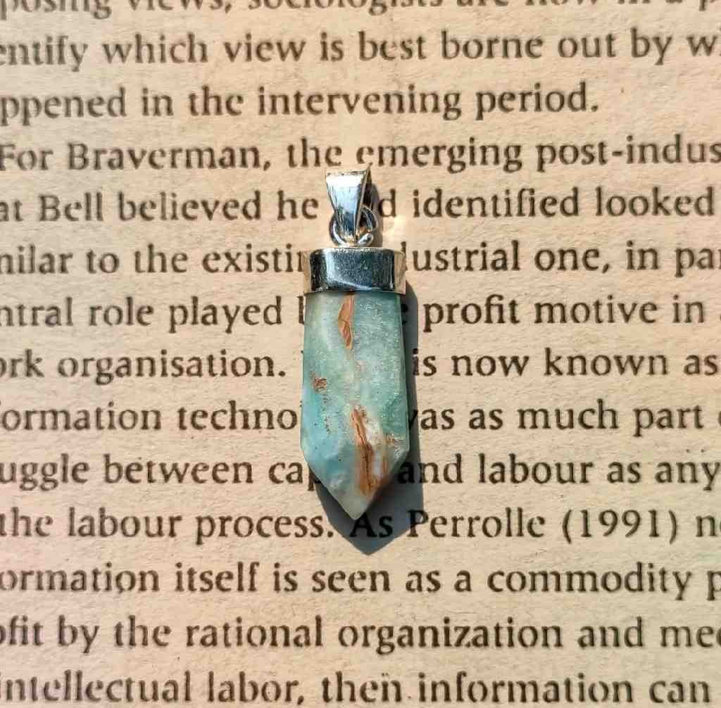 Aragonite Pendant