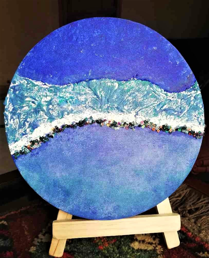 Textured Sea Scene