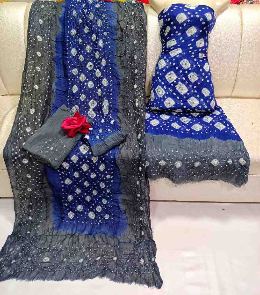 Traditional Handmade Rajasthani Chunri (3-Piece)