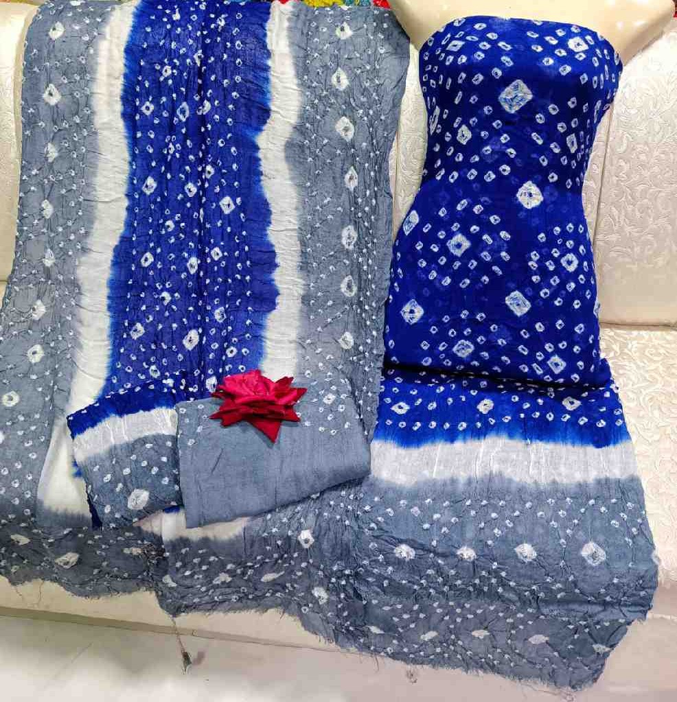 Traditional Handmade Rajasthani Chunri (3-Piece)