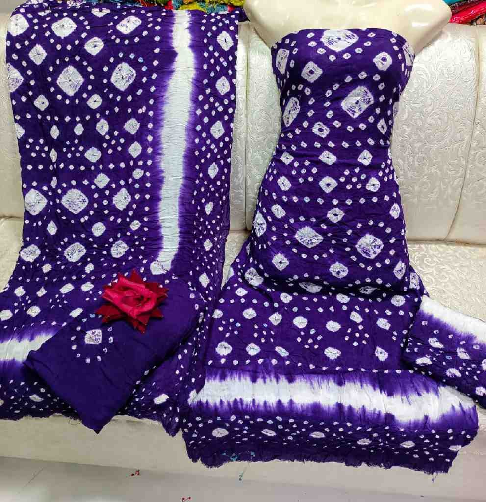 Traditional Handmade Rajasthani Chunri (3-Piece)