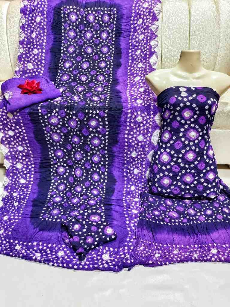 Traditional Handmade Rajasthani Chunri (3-Piece)