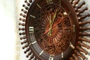 Wooden Calligraphy Handmade Clock