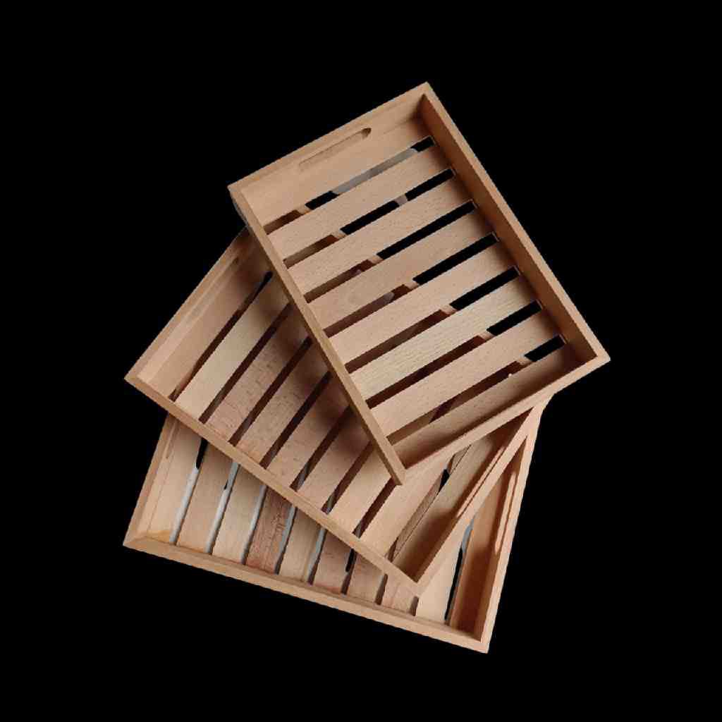 Wooden Tray (Set of 3)