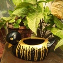 Hand Painted Clay Ducks