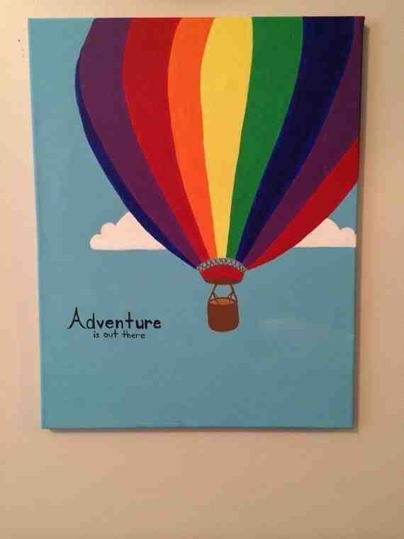 Hot Air Balloon Drawing