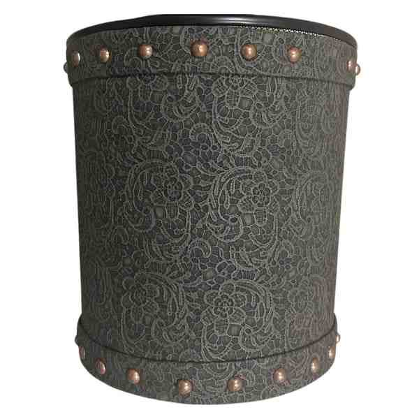 Cutwork Green Dustbin
