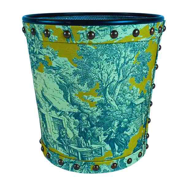 Toile Mustard Dustbin