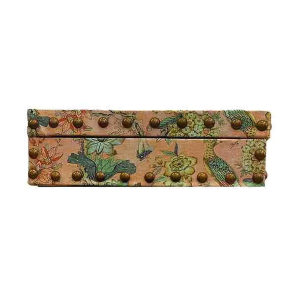 Pink Floral Tissue Box