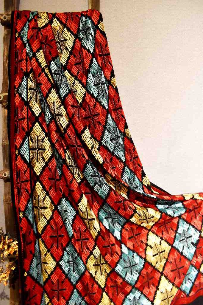 Multi Black Shawl