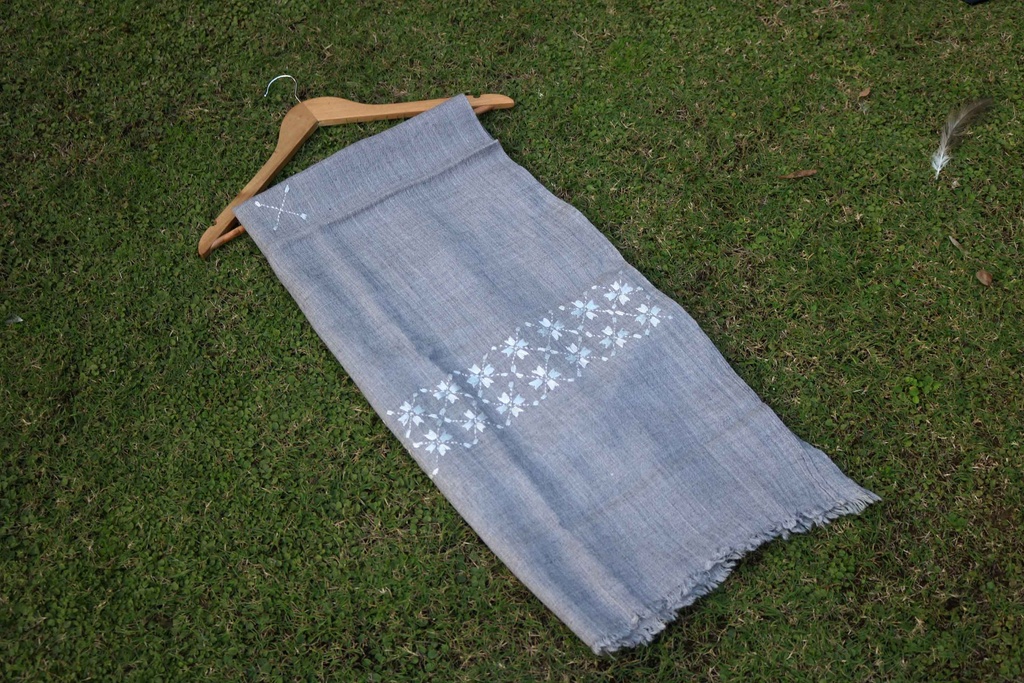 Swati Khaddi Embroidered Wool Shawl