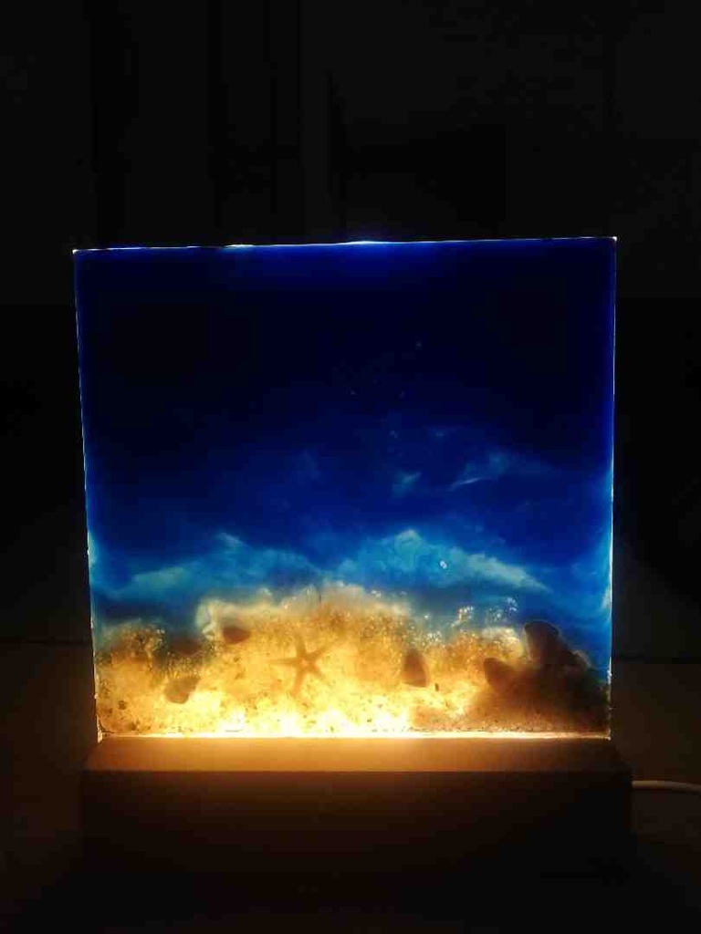 Themed Resin LED Lamp 