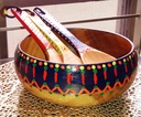 Hand Painted Salad Bowl