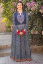 Indigo Ajrak Skirt