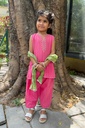 Embroidered suit (Pink)