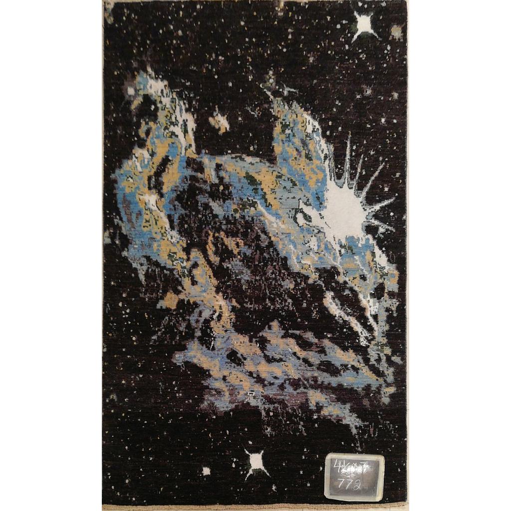 Modern Carpet -Wool&Silk- 4.6x7