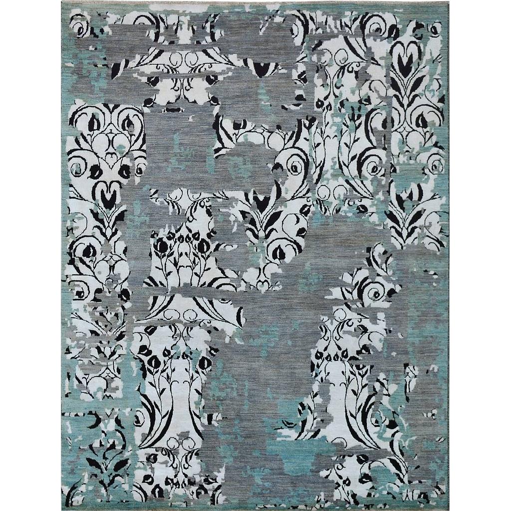 Modern Carpet -Wool&Silk- 8x10