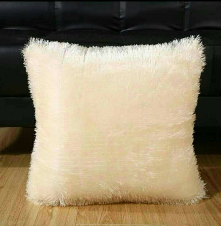 Fur cushion covers.