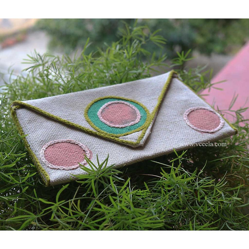 Embroidered Hand Clutch